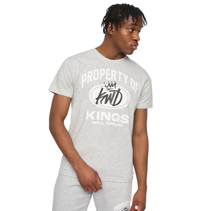 Grey Marl - Side - Kings Will Dream Mens Prop T-Shirt
