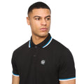 Black - Back - Henleys Mens Henalpha Polo Shirt