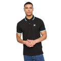 Black - Side - Henleys Mens Henalpha Polo Shirt