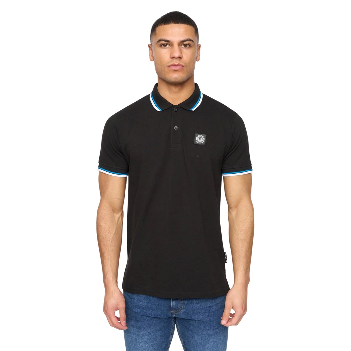Black - Front - Henleys Mens Henalpha Polo Shirt