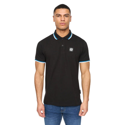 Black - Front - Henleys Mens Henalpha Polo Shirt
