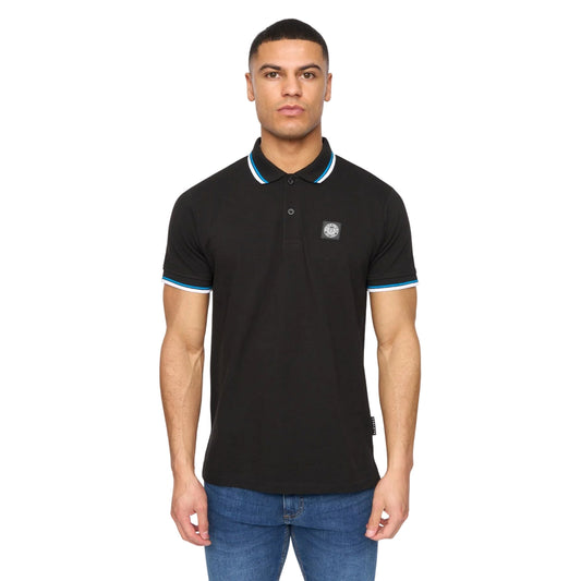 Black - Front - Henleys Mens Henalpha Polo Shirt