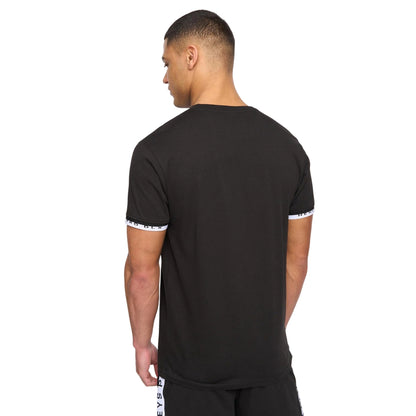 Black - Back - Henleys Mens Henjaque T-Shirt & Shorts Set