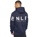 Navy - Back - Henleys Mens Hensleeve Hoodie