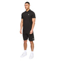 Black - Pack Shot - Henleys Mens Henychill Polo and Shorts Set