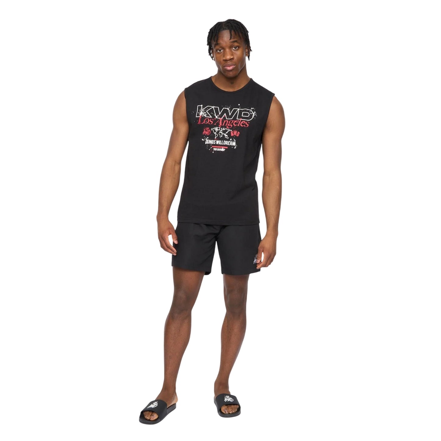 Black - Lifestyle - Kings Will Dream Mens Map T-Shirt