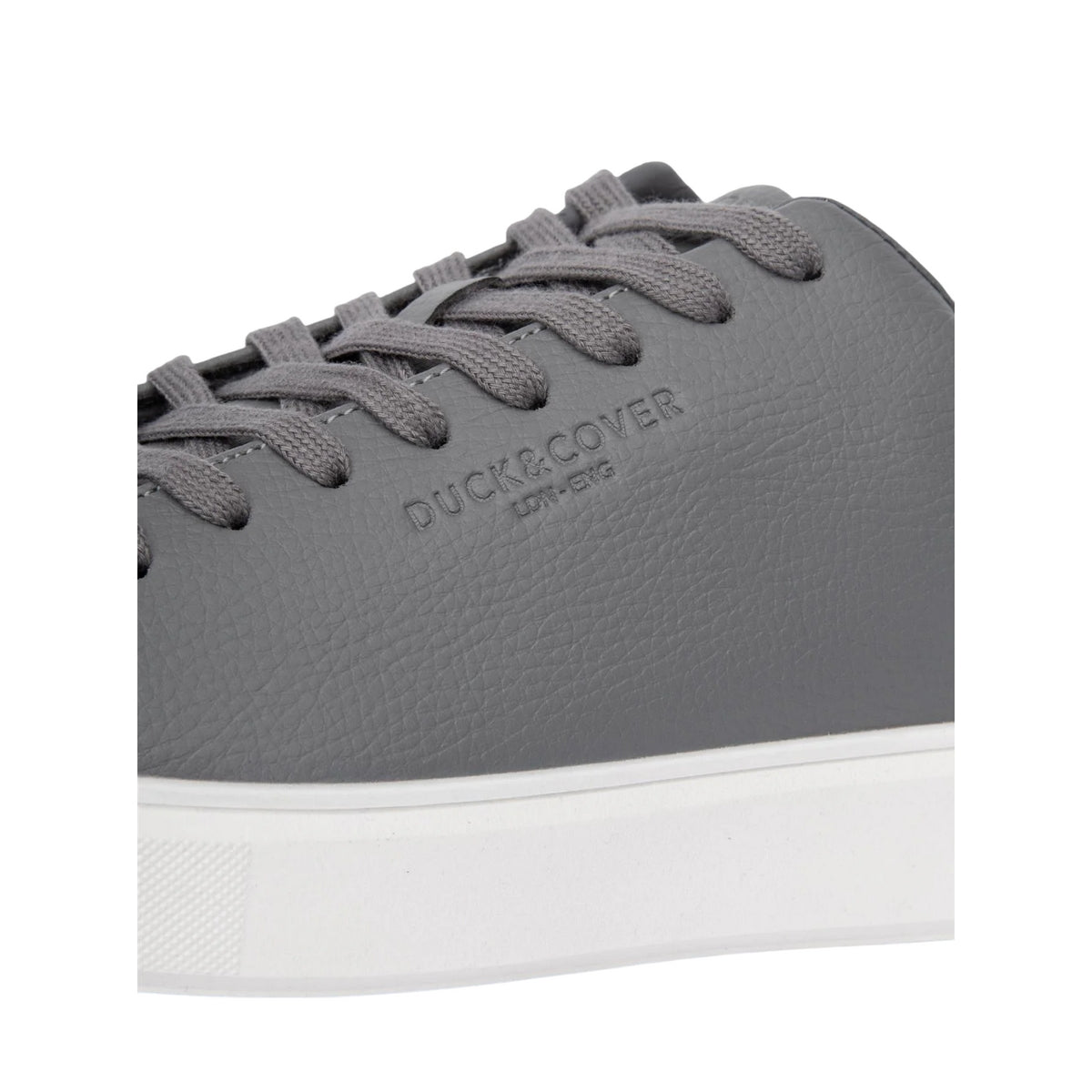 Taupe - Side - Duck and Cover Mens Kremes Trainers