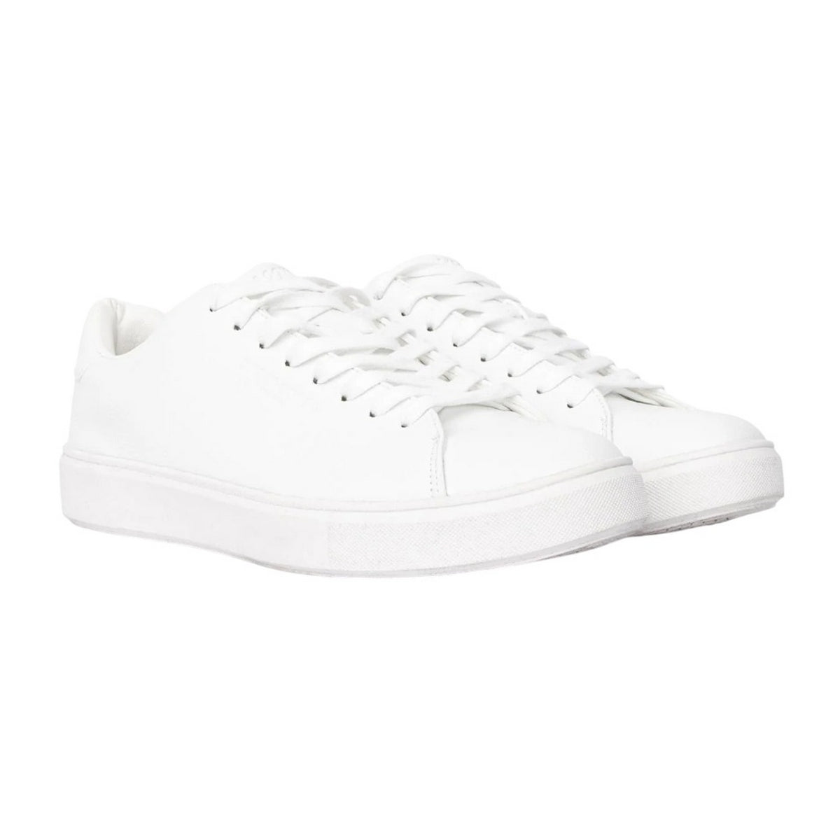 White - Front - Duck and Cover Mens Kremes Trainers