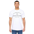 White - Front - Henleys Mens Henclose Cotton T-Shirt