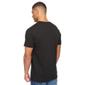 Black - Back - Henleys Mens Henclose Cotton T-Shirt