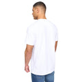 White - Back - Henleys Mens Henclose Cotton T-Shirt