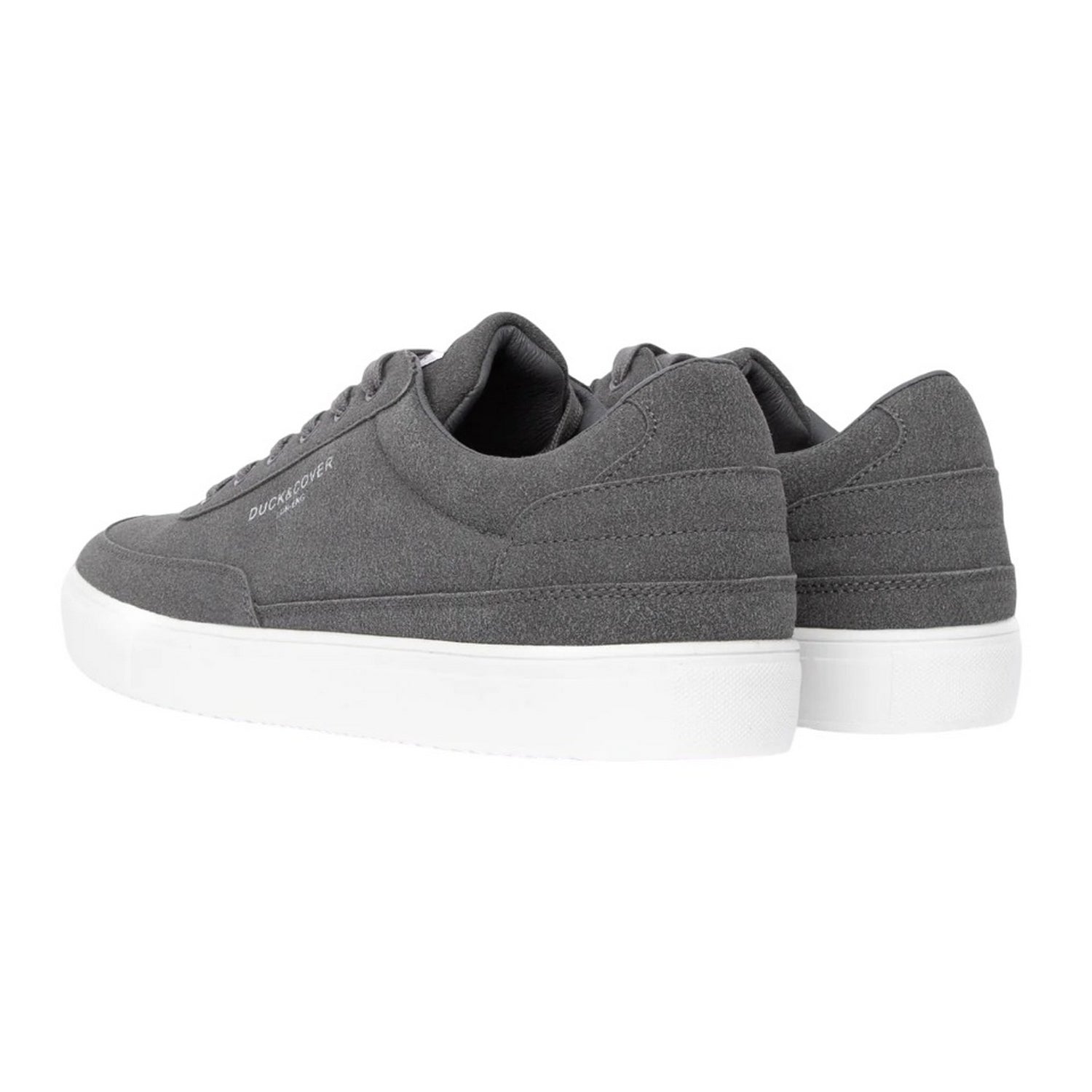 Grey - Back - Duck and Cover Mens Simbine Trainers