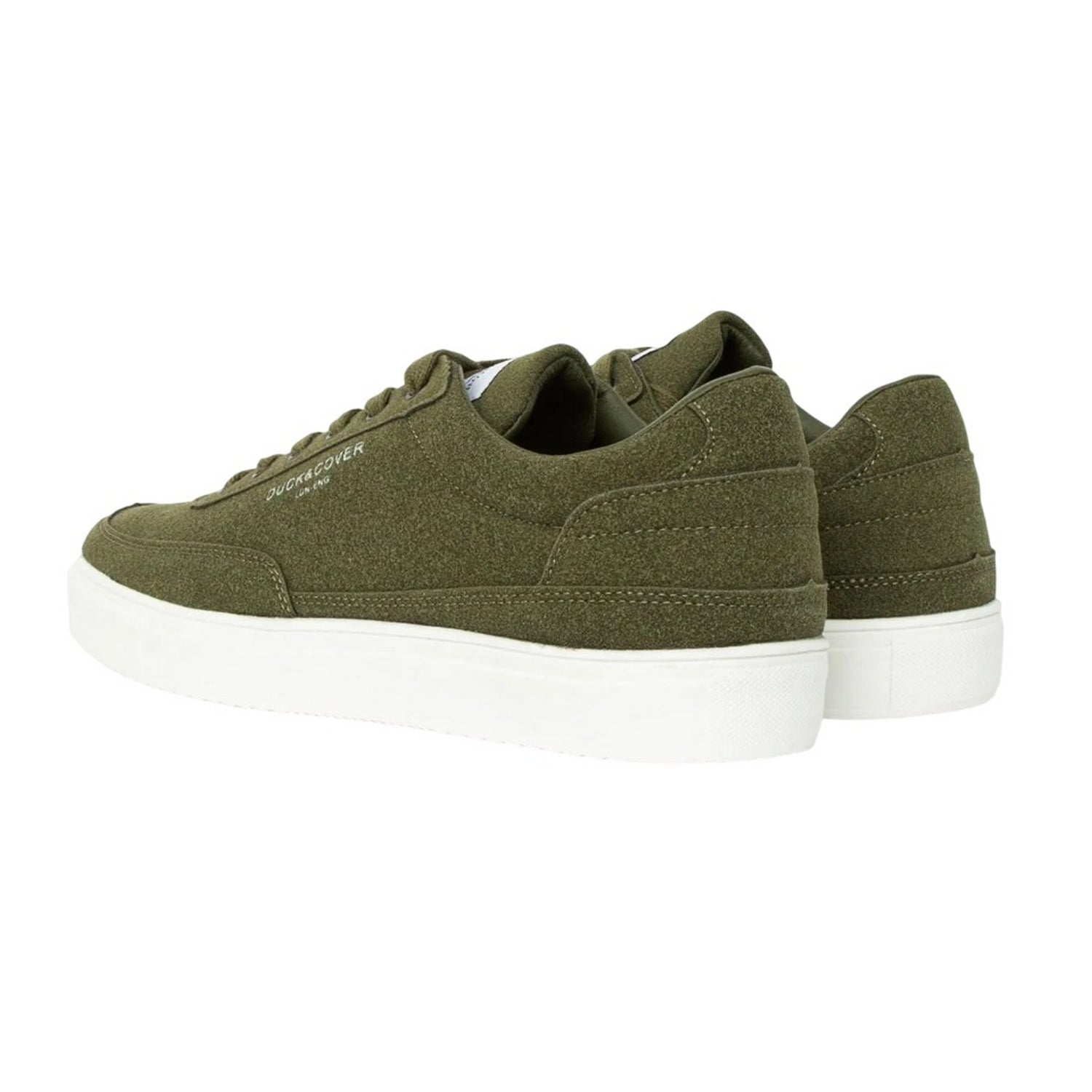 Khaki - Back - Duck and Cover Mens Simbine Trainers