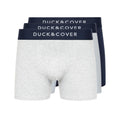 Blue-White-Grey - Front - Duck and Cover Mens Sagnet Boxer Shorts (Pack of 3)