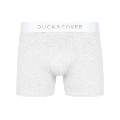 Grey-White-Black - Back - Duck and Cover Mens Sagnet Boxer Shorts (Pack of 3)