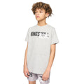 Grey Marl - Front - Kings Will Dream Boys Tagged T-Shirt