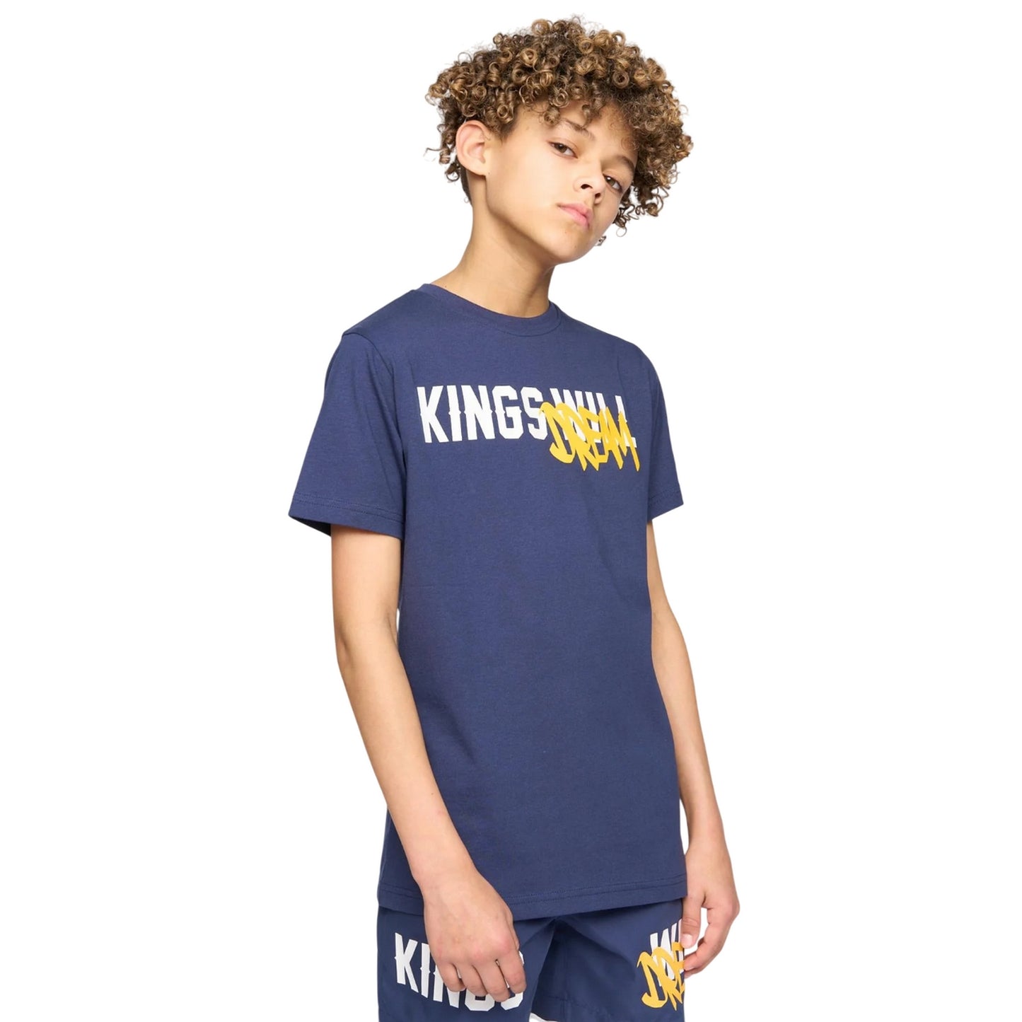 Navy - Lifestyle - Kings Will Dream Boys Tagged T-Shirt