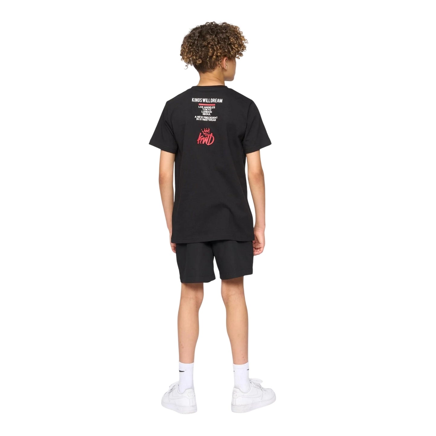 Black - Back - Kings Will Dream Boys Tagged T-Shirt