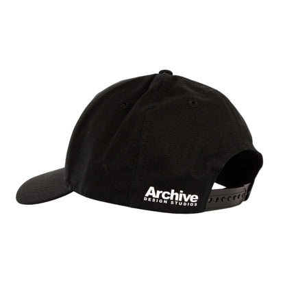 Black - Back - Archive Design Studios Mens Oakwood Cap