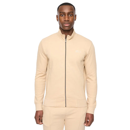 Stone - Front - Duck and Cover Mens Hannings Full Zip Jacket