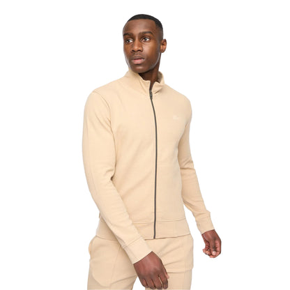 Stone - Side - Duck and Cover Mens Hannings Full Zip Jacket
