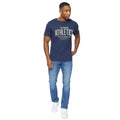 Navy - Lifestyle - Crosshatch Mens Athwood T-Shirt