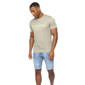 Sage - Side - Crosshatch Mens Offaxis T-Shirt