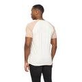 Off White-Stone - Back - Crosshatch Mens Meza T-Shirt