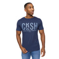 Navy - Front - Crosshatch Mens Solari T-Shirt