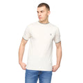 Off White - Front - Crosshatch Mens Deuxtip T-Shirt
