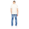 Off White - Back - Crosshatch Mens Deuxtip T-Shirt
