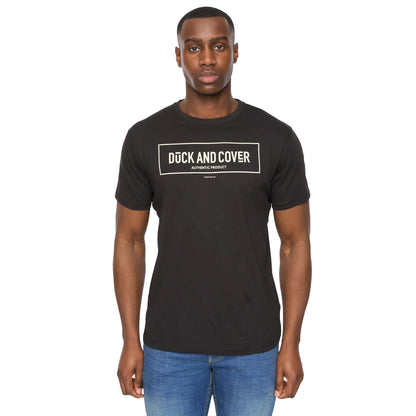 Multicoloured - Pack Shot - Duck and Cover Mens Belvadier Crew Neck T-Shirt (Pack of 5)