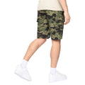 Olive Camo - Back - Crosshatch Mens Camtort Camo Shorts