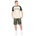 Olive Camo - Side - Crosshatch Mens Camtort Camo Shorts