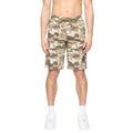 Pebble - Front - Crosshatch Mens Camtort Camo Shorts