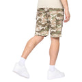Pebble - Back - Crosshatch Mens Camtort Camo Shorts