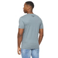 Blue - Back - Crosshatch Mens Boxvibe T-Shirt