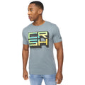Blue - Side - Crosshatch Mens Boxvibe T-Shirt