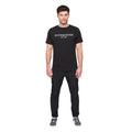 Black - Side - Duck and Cover Mens Chamata T-Shirt