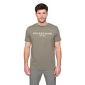 Green Slate - Front - Duck and Cover Mens Chamata T-Shirt