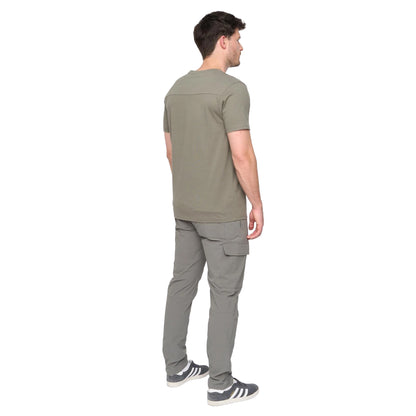 Green Slate - Back - Duck and Cover Mens Chamata T-Shirt