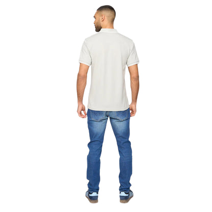 Light Grey - Back - Bewley & Ritch Mens Elverton Polo Shirt