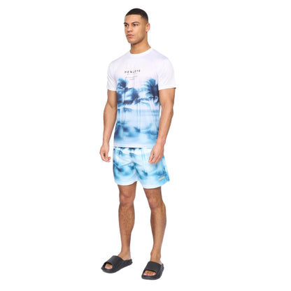 Optic White - Side - Henleys Mens Hennicane T-Shirt