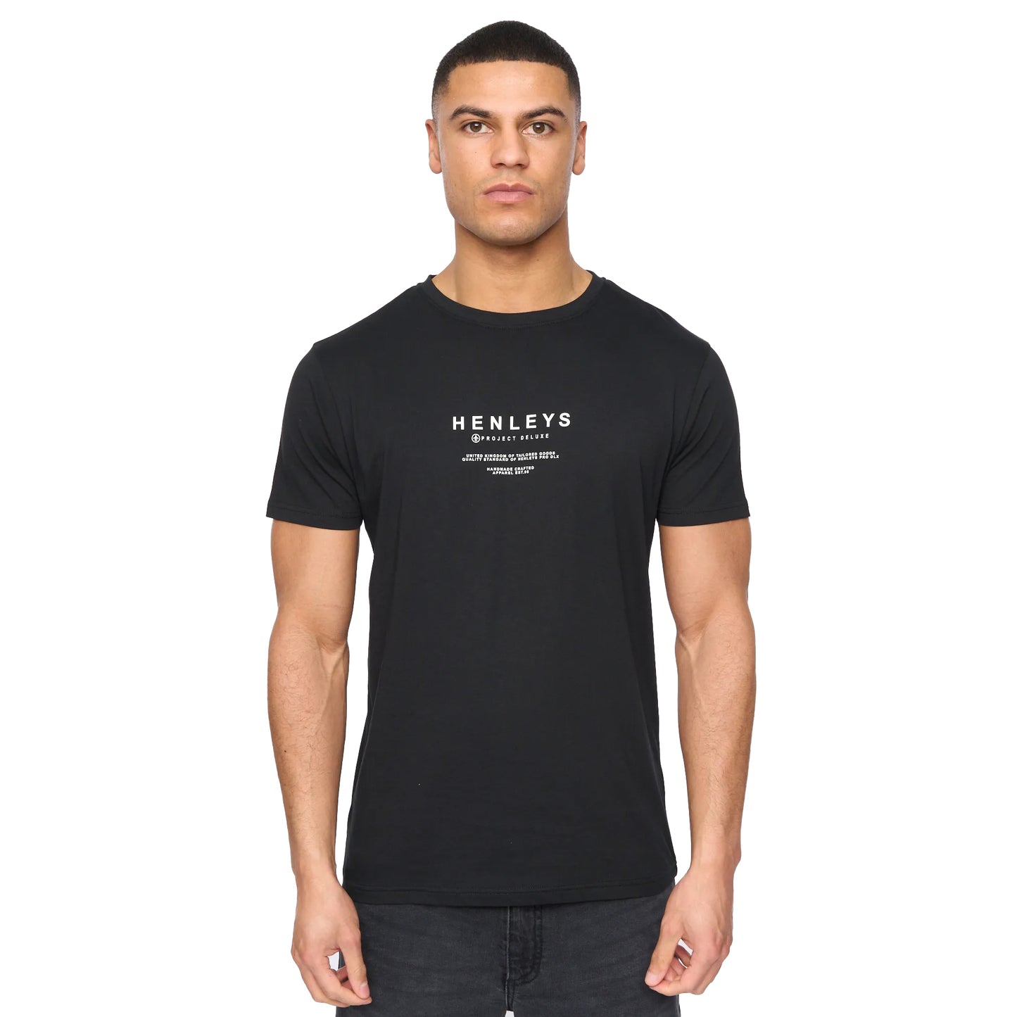 Multicoloured - Close up - Henleys Mens Henstack T-Shirt (Pack of 5)