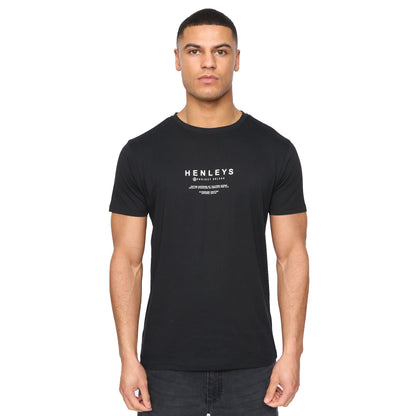 Multicoloured - Close up - Henleys Mens Henstack T-Shirt (Pack of 5)