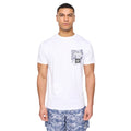 Optic White - Front - Henleys Mens Henwave T-Shirt