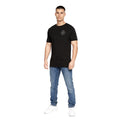 Black-Blue - Lifestyle - Crosshatch Mens Bestforth T-Shirt (Pack of 2)