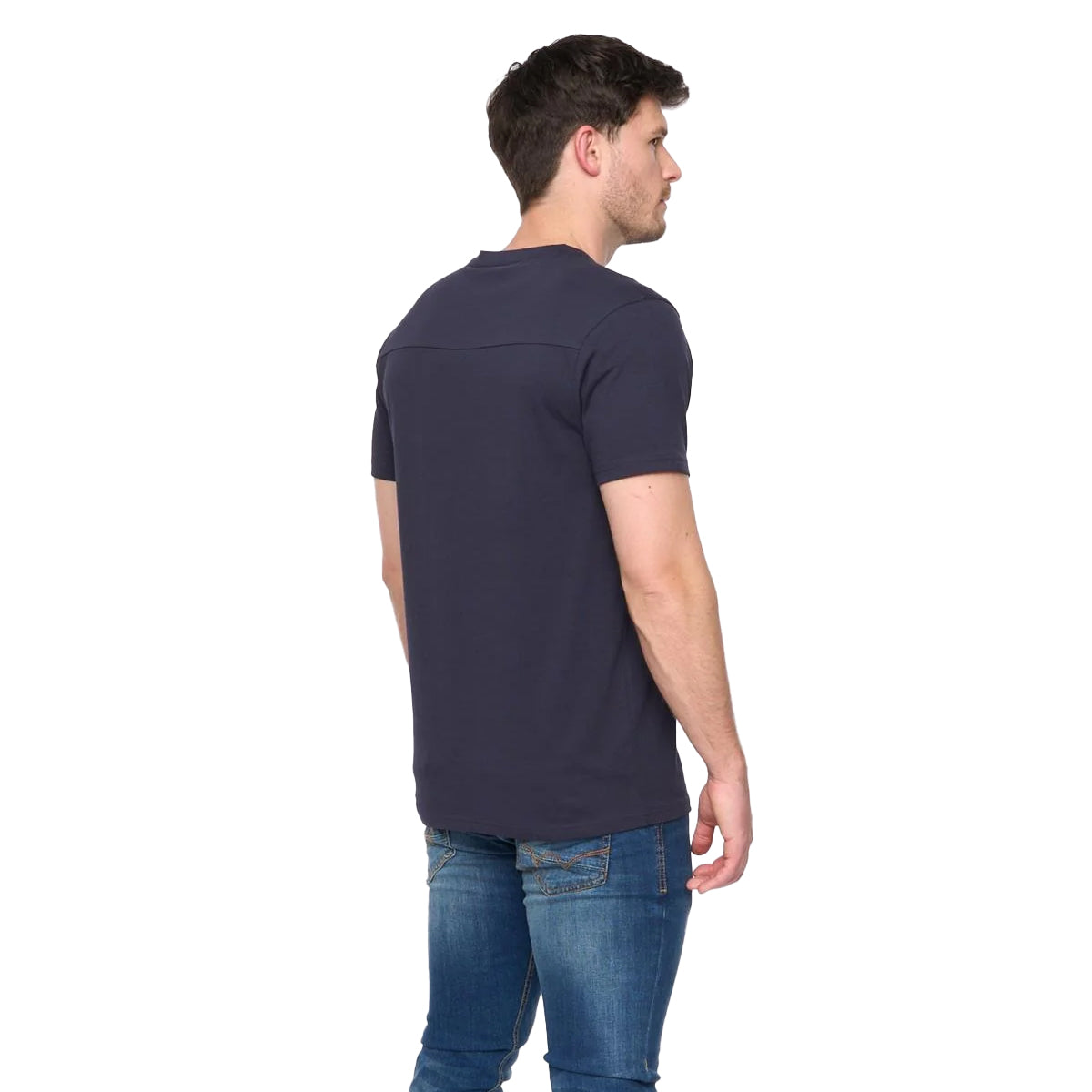 Navy - Back - Duck and Cover Mens Lifemere T-Shirt