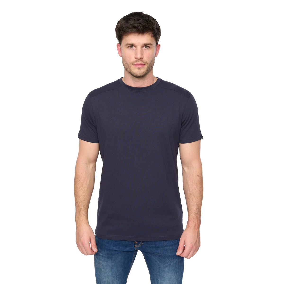 Navy - Front - Duck and Cover Mens Lifemere T-Shirt