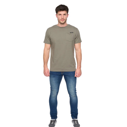 Green Slate - Side - Duck and Cover Mens Treymere T-Shirt